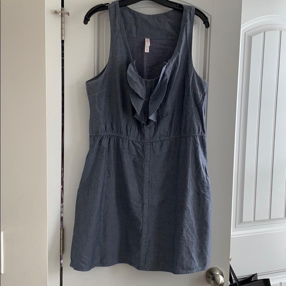 Xhilaration faux denim dress.